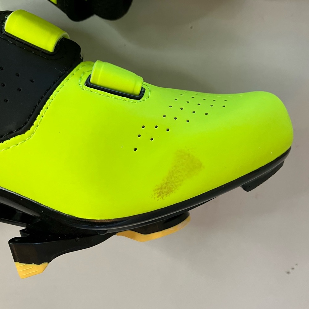 Bontrager Vostra Women’s Size 7.5 7 1/2 Cycling Biking Shoes Neon Yellow Black - Picture 7 of 12